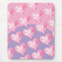 Roze Diamant Hart Patroon  – Schattig & Stijlvol