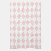 Roze Diamant Ontwerp Theedoek (Verticaal)