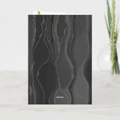 Roze diamant op goudConfetti Verlovingen Kaart (Achterkant)