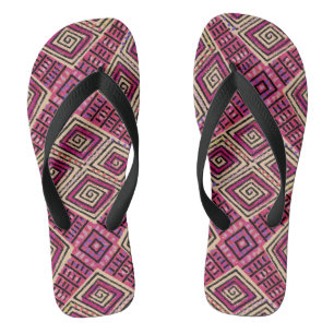 Roze diamanten   Afrikaanse modderkleding Teenslippers