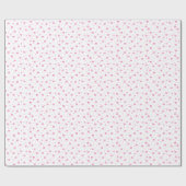 Roze diamanten hartvorm naadloos patroon cadeaupapier (Vlak)