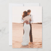 Roze Diamanten Huwelijk Na Feest Kaart (Achterkant)