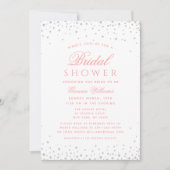 Roze diamanten Modern Luxury Vrijgezellenfeest Kaart (Voorkant)