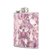 Roze diamantfles heupfles (Links)