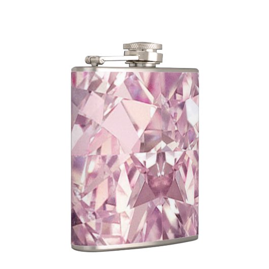 Roze diamantfles heupfles (Rechts)