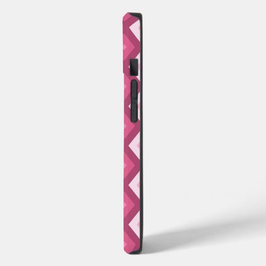 Roze diamantpatroon Case-Mate iPhone case (Achterkant / Links)