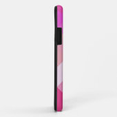 Roze diamantpatroon en monogram 4 Case-Mate iPhone case (Achterkant/rechts)
