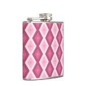 Roze diamantpatroon heupfles (Rechts)
