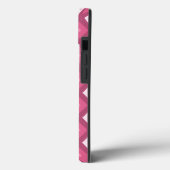 Roze diamantpatroon Hoesje-Mate iPhone case (Achterkant / Links)