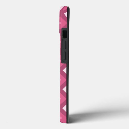 Roze diamantpatroon Hoesje-Mate iPhone case (Achterkant / Links)