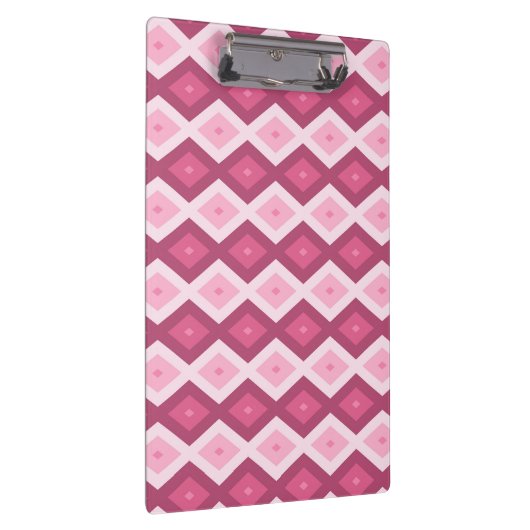 Roze diamantpatroon klembord (Rechts)