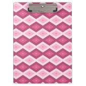 Roze diamantpatroon klembord (Voorkant)