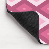Roze diamantpatroon muismat (Hoek)