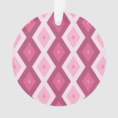 Roze diamantpatroon ornament (voorkant)