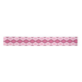 Roze diamantpatroon satijnen lint (Voorkant)