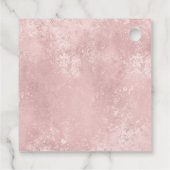 Roze Diamond Bedankjes Labels (Achterkant)