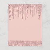 Roze Diamond Drips Happy 16e verjaardag (Achterkant)