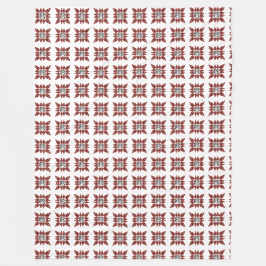 Roze Diamond Fleece Deken (Voorkant)