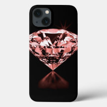 Roze Diamond Hoesje-Mate iPhone Case
