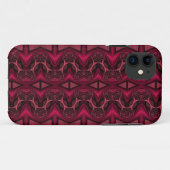 Roze Diamond ogen fractal art Custom iPhone case (Achterkant (horizontaal))
