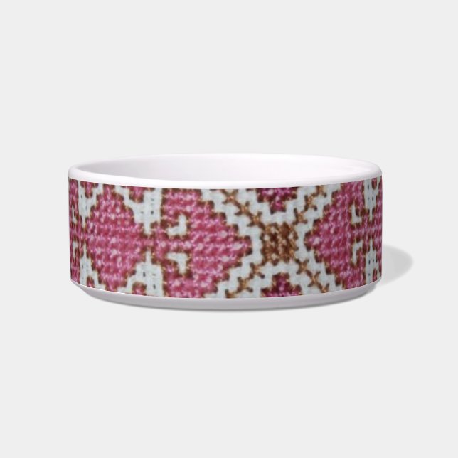 Roze Diamond Pet Bowl Voerbakje (Voorkant)