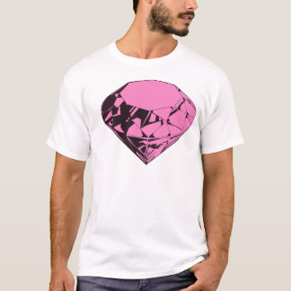 Roze Diamond Silkscreen Design T-shirt
