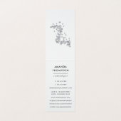 Roze Diamond Sparkle Glitter Visitekaartje (Binnenkant ongevouwen)