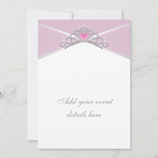 Roze Diamonds Roze Sweet 16 Birthday Party Kaart (Achterkant)