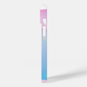  Roze Diamonte Vlinder iPhone 14 Hoesje (Achterkant / Links)