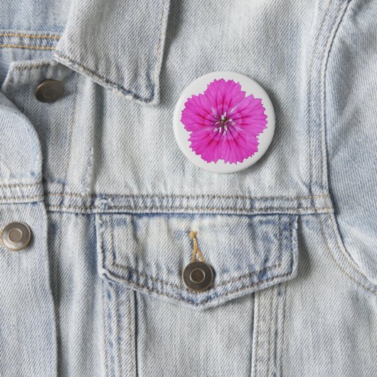 Roze Dianthus Button (In situ)