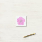 Roze Dianthus Post-Its Post-it® Notes (Op bureau)