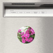 Roze Dianthus/Sweet William Magneet (Insitu (Vaatwasser))