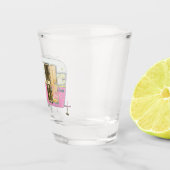Roze die Camper Trailer Shot Glas (Rechts)