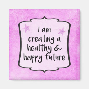 Roze Dieet Fitness WeightLoss Succes Quote Magneet