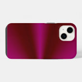 Roze Dieprood Rode Regenboog iPhone Hoesje (Achterkant horizontaal)