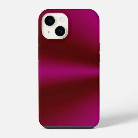 Roze Dieprood Rode Regenboog iPhone Hoesje (Achterkant)