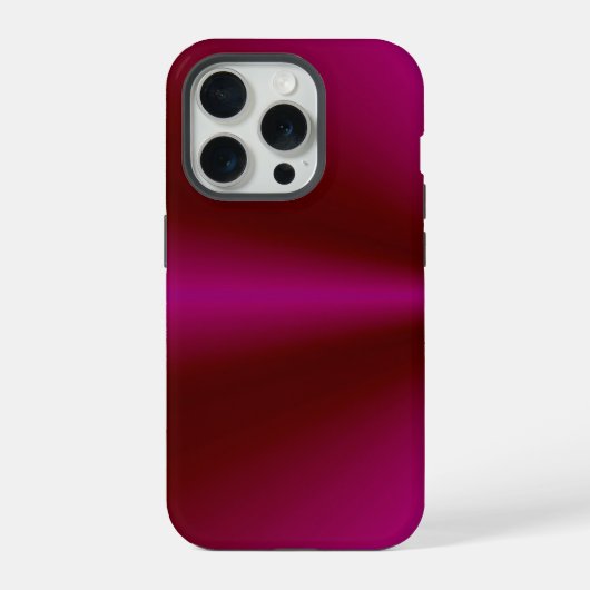 Roze Dieprood Rode Regenboog iPhone Hoesje (Achterkant)