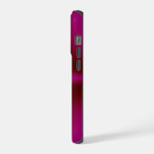 Roze Dieprood Rode Regenboog iPhone Hoesje (Linkerkant)