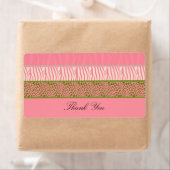 Roze Dierenbontprint Label (Insitu)
