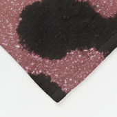 roze dierenprint deken (Hoek)