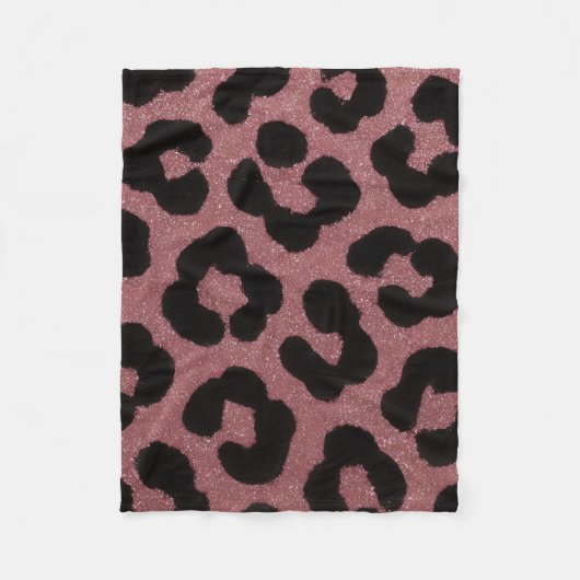 roze dierenprint deken (Voorkant)