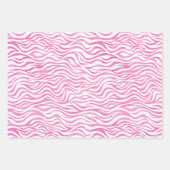 Roze dierlijke afdrukken: luipaard, Cheetah en Zeb Inpakpapier Vel (Voorkant 3)