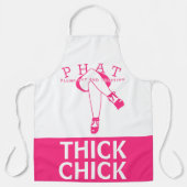 roze dikke pit plug hot en verleidend PHAT Schort (Voorkant)