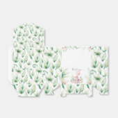 Roze Dinosaur Favor Box Bedankdoosjes (Uitgevouwen)