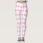 Roze Dinosaur-Leggings Leggings (Voorkant)