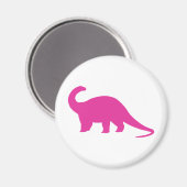 Roze Dinosaur Magneet (Voorkant / Achterkant)