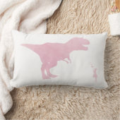 Roze Dinosaur Pillow - Girl Dinosaur Nursery Decor Kussen (Deken)