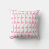Roze Dinosaur Pillow Kussen (Voorkant)