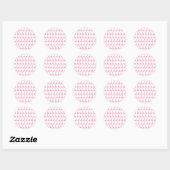 Roze Dinosaur Stickers (Vel)