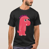 Roze Dinosaur T-shirt (Voorkant)